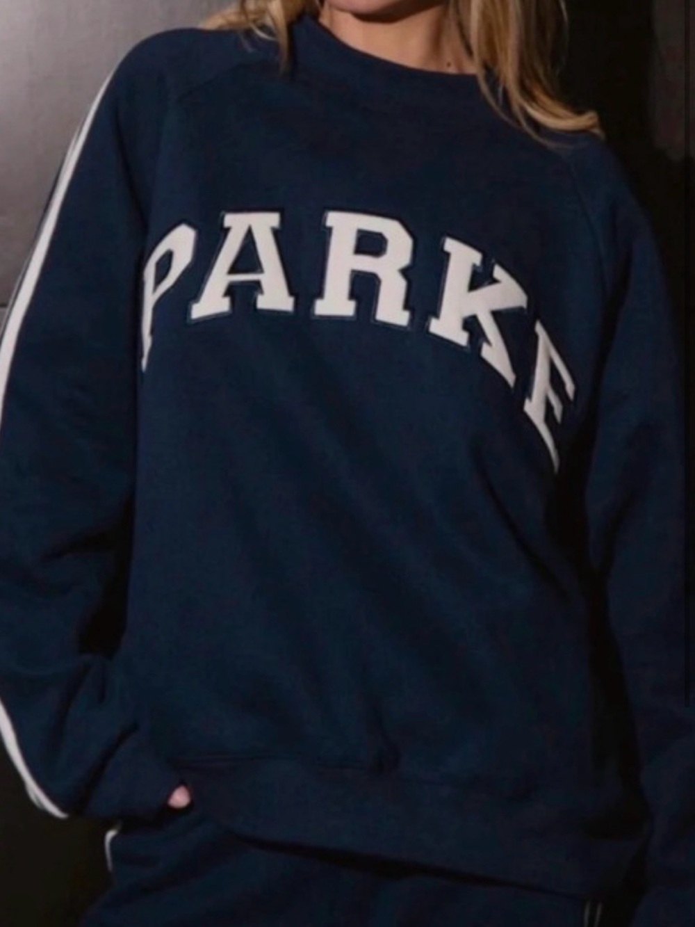 PARKE VARSITY MOCKNECK SPORT- SHADOW s/m
